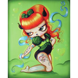 Lucky Love Sailor Pinup   Big Eye Girl by Pinkytoast Graphic Art on