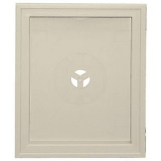 Builders Edge Large Recessed Mounting Block #089 Champagne 130120008089