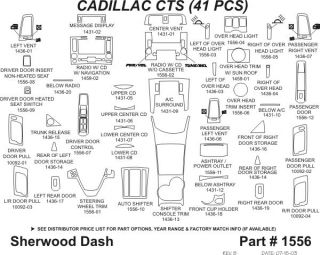 2004, 2005 Cadillac CTS Wood Dash Kits   Sherwood Innovations 1556 CF   Sherwood Innovations Dash Kits
