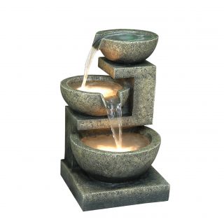 Hi Line Gift Ltd. Fiber and Resin Bowl Fountain