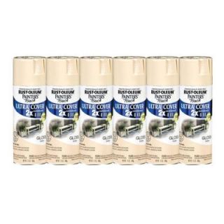 Painter's Touch 12 oz. Ivory Gloss Spray Paint (6 Pack) DISCONTINUED 182700