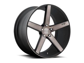 Niche M134 Milan 19x8.5 5x112 +34mm Black/Machined with Dark Tint Wheel Rim