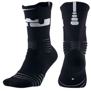 Nike LeBron Elite Versatility Crew Socks   Basketball   Accessories   James, LeBron   Black/Green Glow/White