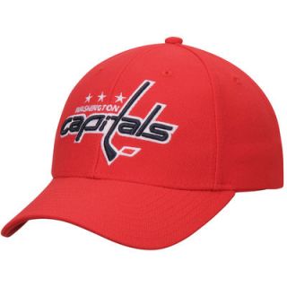 Washington Capitals Reebok Basic Structured Adjustable Hat   Red
