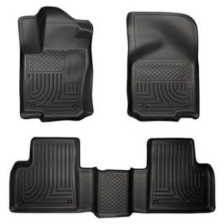 Husky Liners   Husky Liners WeatherBeater Floor Liners, Front and Rear (Black) 98981   Fits 2012 to 2014 Mercedes Benz GL350,GL450, and ML350