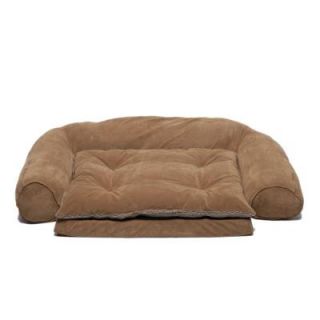 Medium Ortho Sleeper Comfort Couch Pet Bed with Removable Cushion   Chocolate 01534
